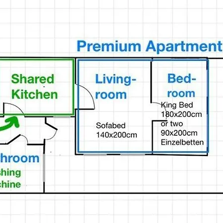 Centre Old Town King Beds Apartment
